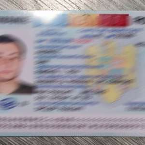 Carte de identite falsă ascunsă într-o pungă cu produse alimentare