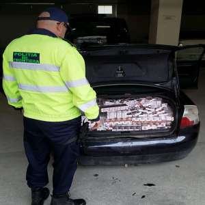Aproximativ 10.000 pachete țigări confiscate la graniţa cu Ucraina