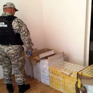 Maramureșean cercetat pentru contrabandă și 18.500 pachete țigări confiscate la frontiera de nord