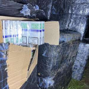 Aproximativ 22.000 pachete cu țigări confiscate la frontiera de nord