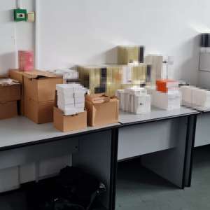 Sute de bunuri susceptibile a fi contrafăcute, descoperite în P.T.F. Giurgiu