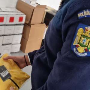 Sute de bunuri susceptibile a fi contrafăcute, descoperite în P.T.F. Giurgiu