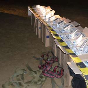 Aproximativ 9.000 pachete cu țigări de contrabandă confiscate  la frontiera de nord a României