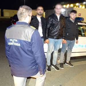 Trei cetățeni sirieni depistați în zona de vegetație din apropierea P.T.F. Calafat