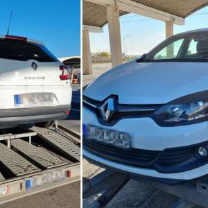 Autoturism căutat de autoritățile din Germania, descoperit la PTF Giurgiu