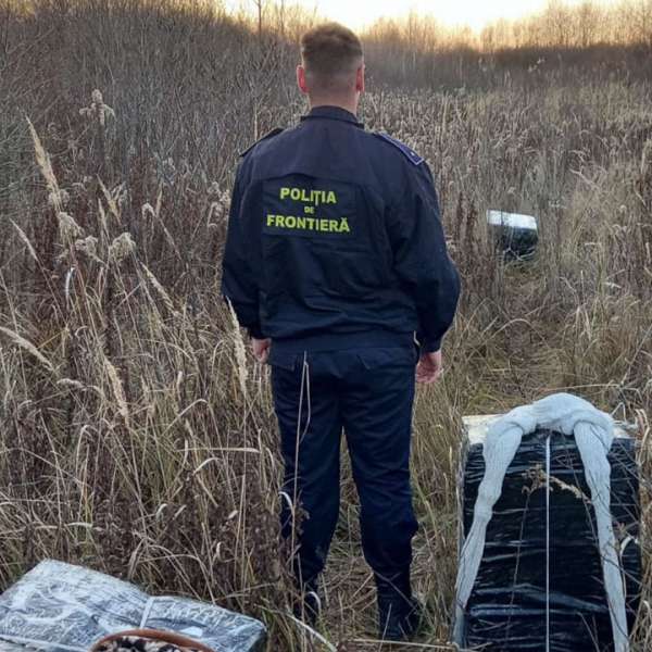 Țigări în valoare de 67.000 lei confiscate la frontiera cu Ucraina