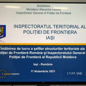 Şedinţă operaţională România-R. Moldova, desfăşurată la Iaşi