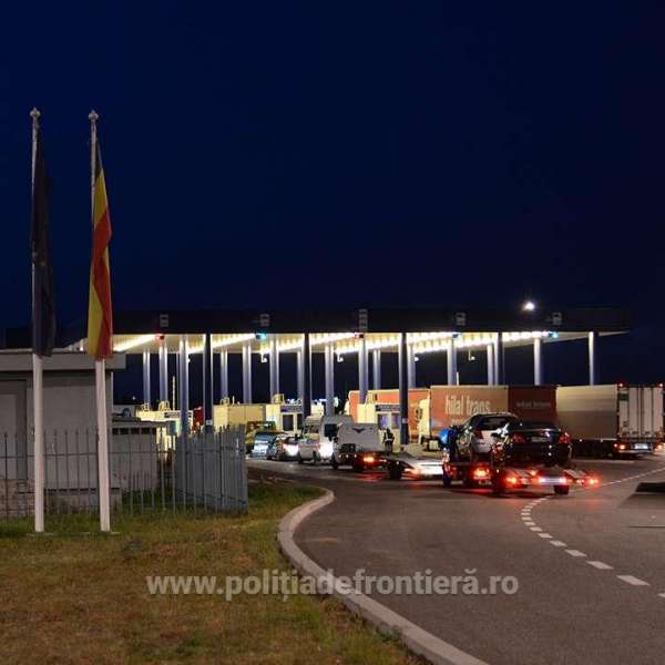 Trafic intens la autocamioane, în P.T.F. Calafat