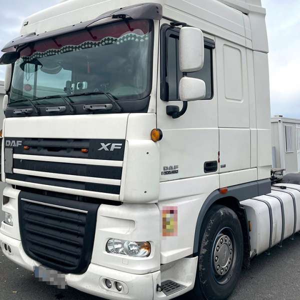 Cap tractor căutat de autorităţile din Italia, descoperit de poliţiştii de frontieră din P.T.F. Nădlac II