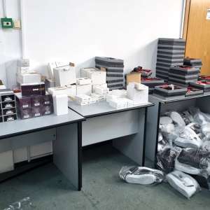 Bunuri susceptibile a fi contrafăcute, estimate la o valoare de 62.000 lei, descoperite în P.T.F. Giurgiu