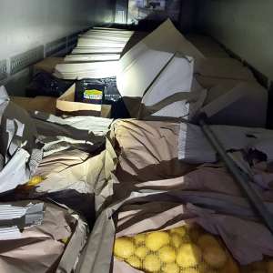 About 15 tons of pyrotechnic materials, discovered at BCP Giurgiu