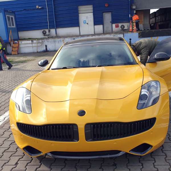 Luxury car confiscated in the Port of Constanta