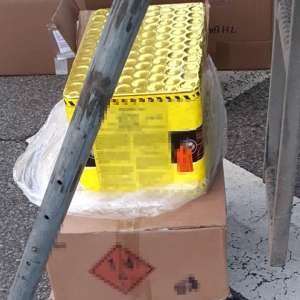 511 articole pirotehnice descoperite la P.T.F. Calafat