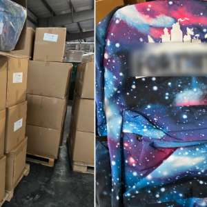 O mie de rucsacuri susceptibile a fi contrafăcute,  depistate în Portul Constanța