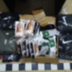 Peste 300 de articole vestimentare, contrafăcute,  descoperite în P.T.F. Calafat