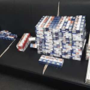 Țigări de contrabandă oprite la intrarea în ţară, la Albița