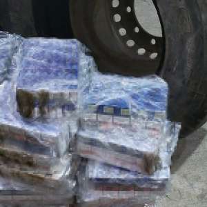 Țigări de contrabandă oprite la intrarea în ţară, la Albița