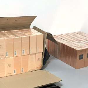 Bunuri în valoare de 110.000 lei, susceptibile a fi contrafăcute, descoperite la PTF Giurgiu