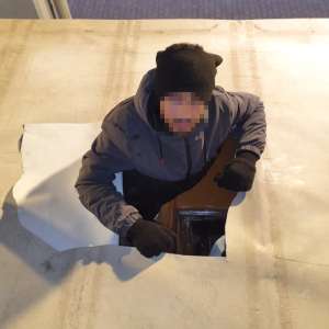 Cetățean libian, depistat ascuns într-un autocamion la PTF Giurgiu