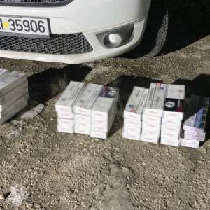 Peste 1.000 pachete cu țigări descoperite de polițiștii de frontieră sătmăreni