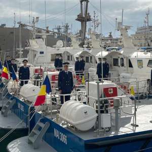 Flota navală a Poliției de Frontieră Române a fost suplimentată cu cinci șalupe maritime de mare viteză