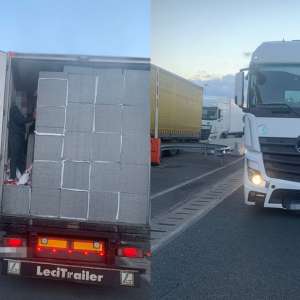 Treizeci și șapte de cetățeni străini depistaţi ascunși într-un automarfar la P.T.F. Nădlac II