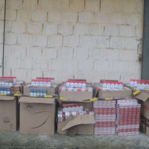 Țigări de contrabandă în valoare de aproximativ 85.000 lei, confiscate la frontiera de nord