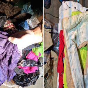 500 tons of second-hand clothes waste, discovered after searches carried out in Târgu Mureș