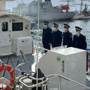 The naval fleet of the Romanian Border Police was supplemented with five high-speed maritime boats