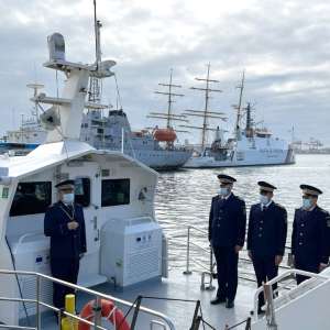 The naval fleet of the Romanian Border Police was supplemented with five high-speed maritime boats
