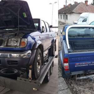  Nissan Navara furat din Austria, descoperit la P.T.F. Petea