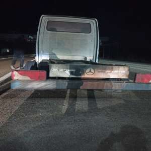 Autovehicul radiat din circulație, descoperit în trafic