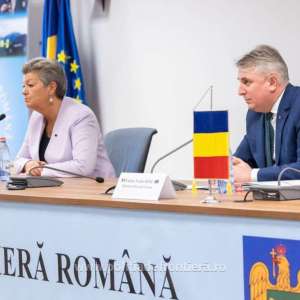 Vizita comisarului european pentru Afaceri Interne, doamna Ylva Johansson, la Centrul Operațional de Coordonare al Poliţiei de Frontieră