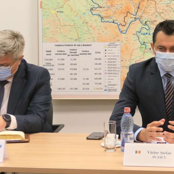 Visit of the representatives of the UN High Commissioner for Refugees at the Romanian Border Police