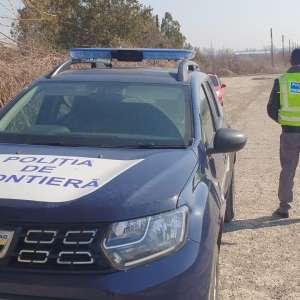 Depistat de polițiștii de frontieră gălățeni la volanul unui autoturism neînmatriculat