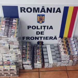 750 de pachete cu ţigări, nedeclarate, descoperite într-un autocamion, la P.T.F. Calafat