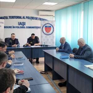 Întalnire de lucru între conducerea Poliției de Frontieră din România, cea din Republica Moldova și FRONTEX