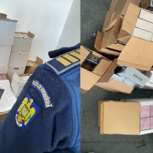 Bunuri susceptibile a fi contrafăcute, estimate la 165.000 lei,  descoperite în P.T.F Giurgiu