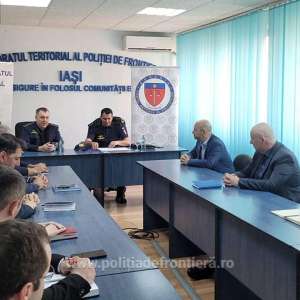 Working meeting between the management of the Romanian Border Police, the one of the Republic of Moldova and FRONTEX