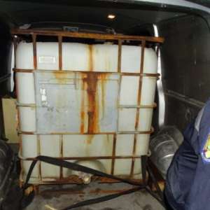 900 kilograme de deșeuri, transportate ilegal din Bulgaria,  descoperite în P.T.F. Calafat