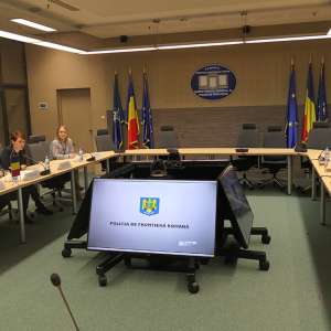 Visit of the European Commissioner for the Environment, Mr Sinkevicius Virginijus, to the headquarters of the General Inspectorate of the Romanian Border Police
