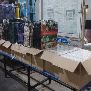 Captură impresionantă de ţigări de contrabandă în PTF Albiţa