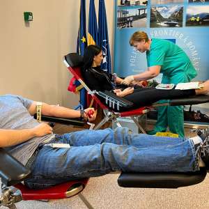 Poliţiştii de frontieră - donatori de sânge, salvatori de vieţi