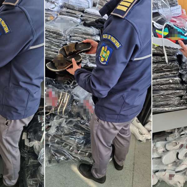 Bunuri contrafăcute, în valoare de peste 380.000 lei, descoperite în PTF Giurgiu