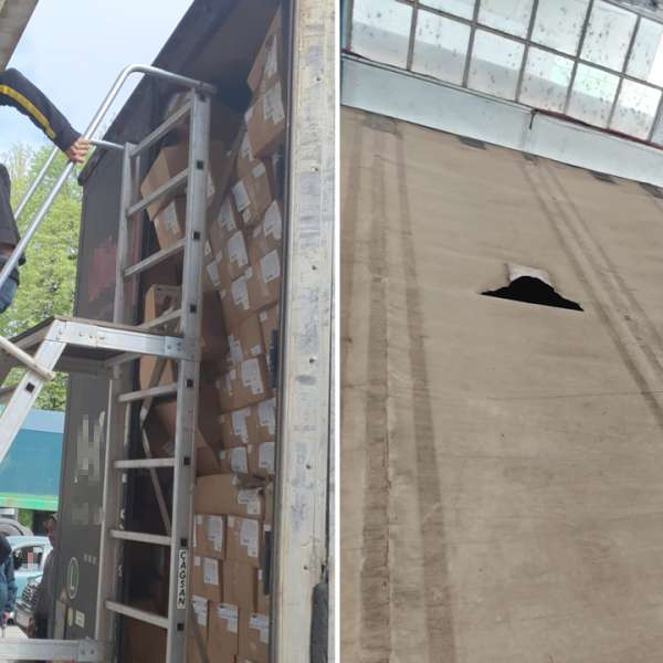 Cetățeni afgani, descoperiți de polițiștii de frontieră în remorca unui TIR, în P.T.F. Negru-Vodă