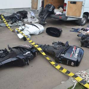 Motoare de barcă căutate de autoritățile din Italia, depistate de poliţiştii de frontieră suceveni