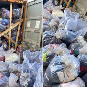 Container din SUA cu deșeuri din mărfuri second-hand, descoperit în Portul Constanţa