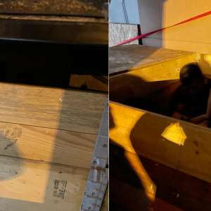 Ascunşi în două TIR-uri, încărcate cu mobilă şi paleți, 27 de migranţi au încercat să treacă frontiera ilegal, în Ungaria