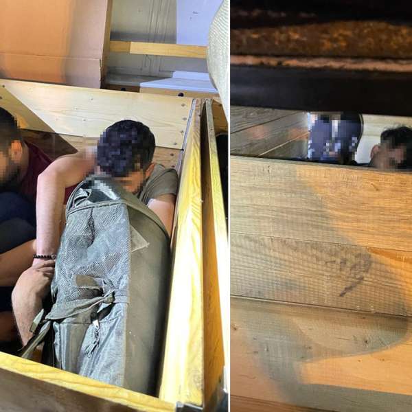 Ascunşi în două TIR-uri, încărcate cu mobilă şi paleți, 27 de migranţi au încercat să treacă frontiera ilegal, în Ungaria