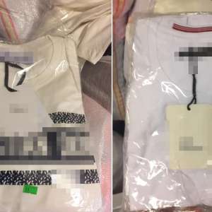 Articole vestimentare contrafăcute, descoperite într-un autocar la P.T.F. Giurgiu